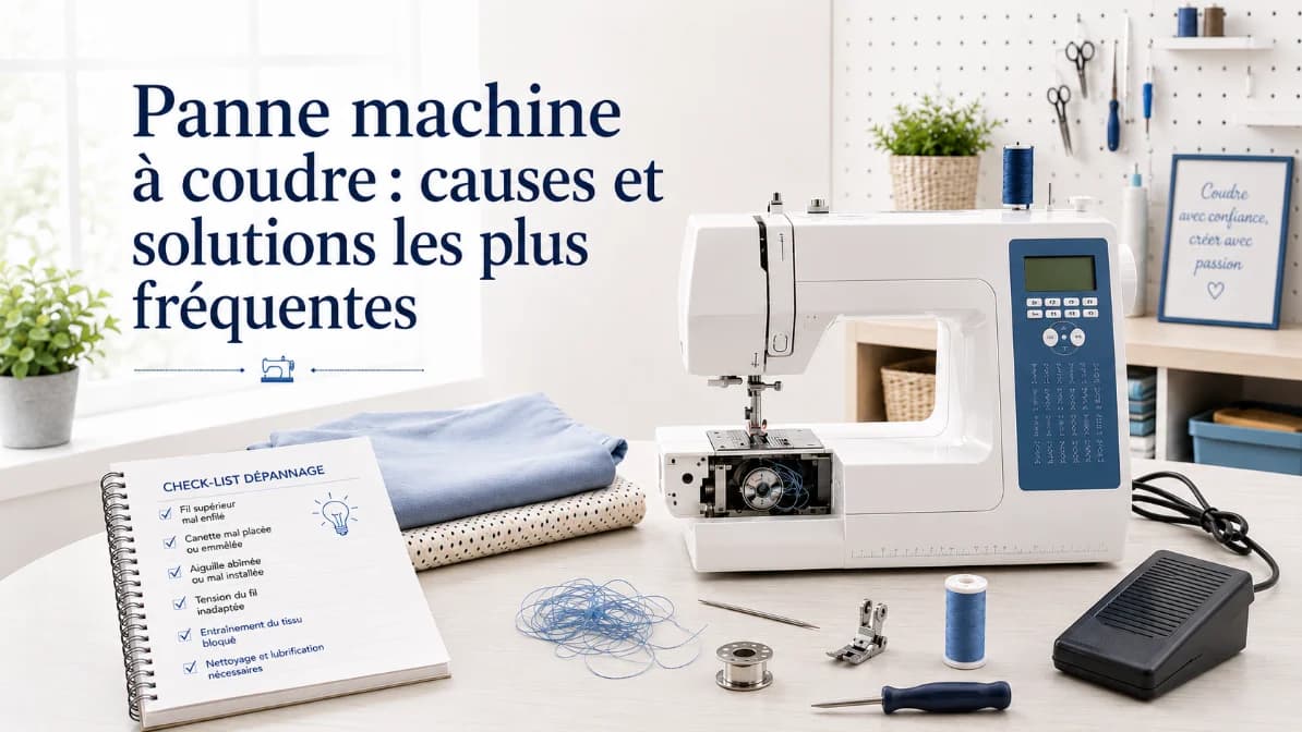 Pannes de machine à coudre : le guide complet pour tout diagnostiquer et tout résoudre