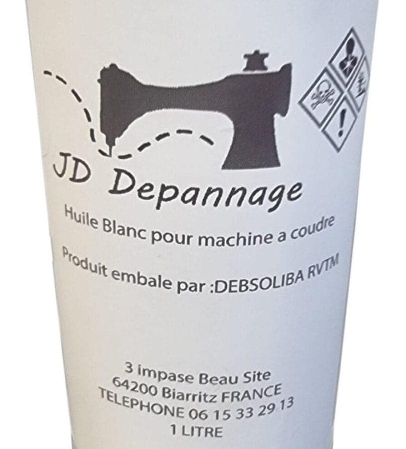 Huile machine a coudre