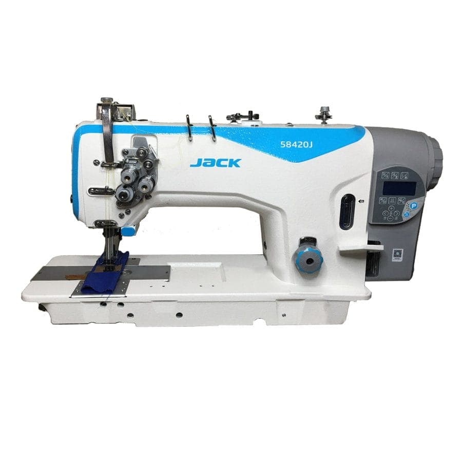 JACK JK-58420J Máquina de Coser de Placa de Doble Aguja Fija