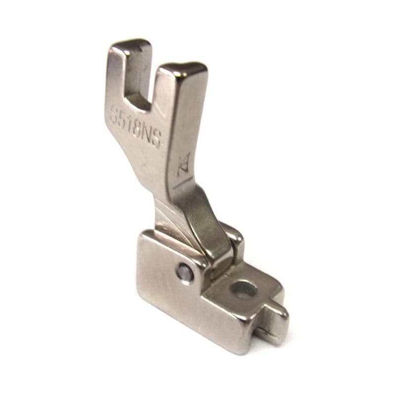 Pied de biche S518NS pour fermeture éclair invisible machine à coudre industrielle