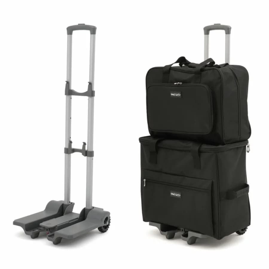 Trolley XL Nero per Trasporto di Macchine da cucire / Overlock — vue 3