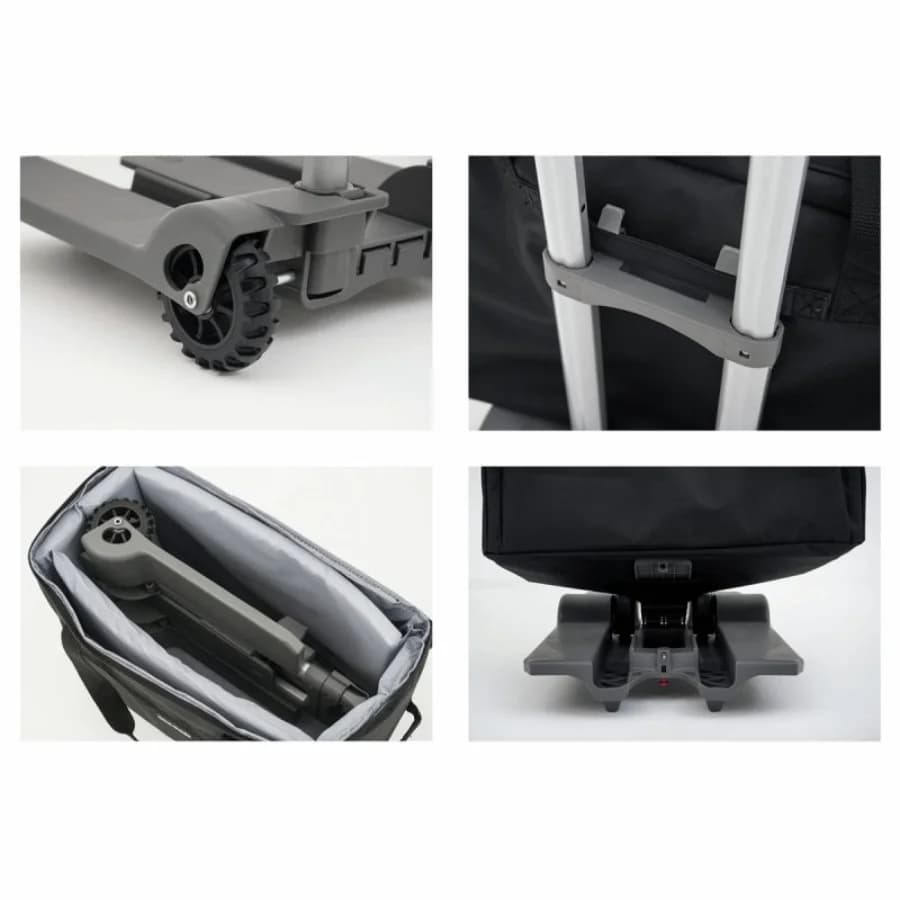 Trolley XXL Preto para Transporte de Máquinas de costura / Bordadoras / Overloque / Scanncut — vue 2